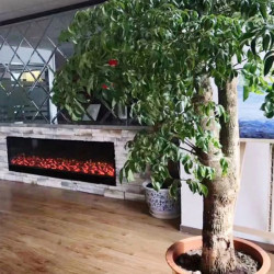 Chimenea electrica empotrada 180 cm y 1500w sined caminetto amiata