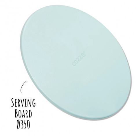Tabla para pizza Cozze azul claro 350 x 10 mm