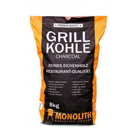 Carbón barbacoa y Kamado Monolith 8 Kg