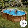 Piscinas Madera serie SUNBAY Altura 116