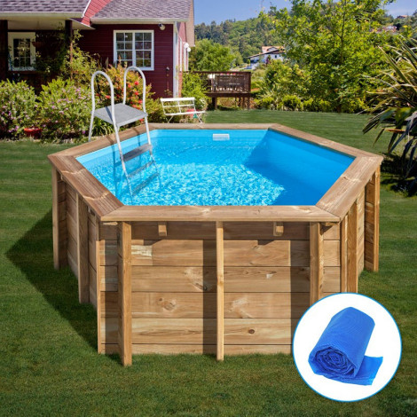 Piscinas Madera serie SUNBAY Altura 116