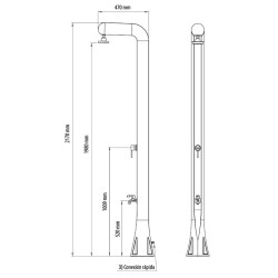 Ducha solar Vernal AstralPool