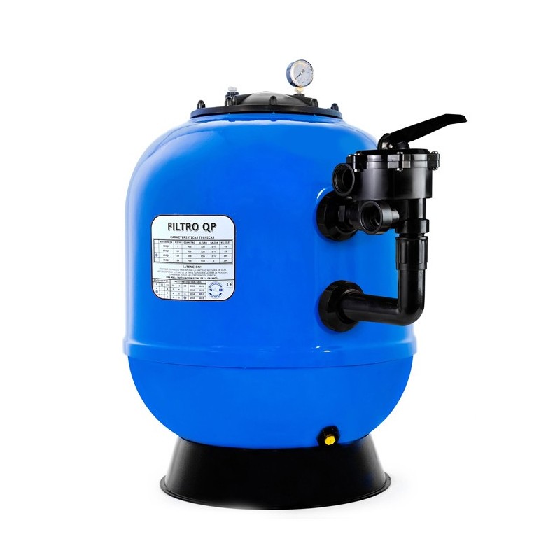 Filtro laminado Azur con válvula lateral QP