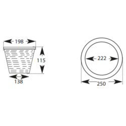 SKIMMER PARA LINER TAPA REDONDA BOCA 200 MM