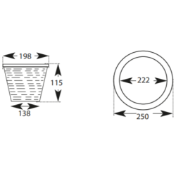 SKIMMER PARA LINER TAPA REDONDA BOCA 360 MM
