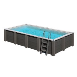 Piscina desmontable GRE de composite redonda altura 124 cm KPC041