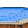 Cubierta verano Gre Terra Pools ovalada 400 micrones