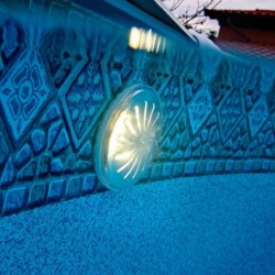 2 luces LED imán blancas piscina elevada GRE PLED2