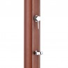 Ducha solar redonda aspecto madera 32 litros GRE DSALR32W