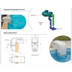 Equipo de nado contracorriente Baby Jet Luxe Filtrinov