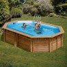 Piscinas Madera Ovalada Cannelle serie TERRAPOOLS