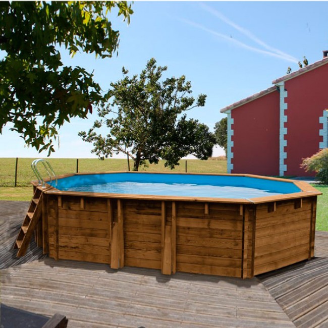 Piscina desmontable de madera Gre Canelle