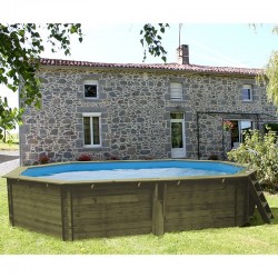 Piscinas Madera Ovalada Cannelle serie TERRAPOOLS