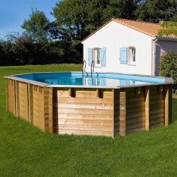 Piscinas Madera Ovalada Vermela serie TERRAPOOLS