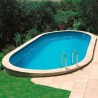 Piscina GRE enterrada ovalada Sumatra altura 120 cm