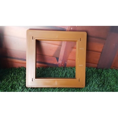 Marco y embellecedores del skimmer marrón GRE AR100W 068240003M