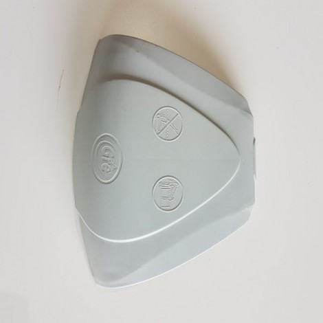 Protector de playa zona curva piscina GRE Ratán PIN15GP