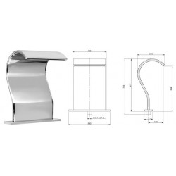 Cascada para piscina Cayman