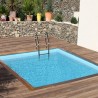 Piscina de madera GRE cuadrada Carra Terrapools GRE 788455E