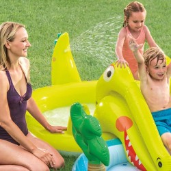 Centro de juegos hinchable Hippo con tobogán Intex 57150NP