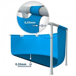 Piscina desmontable Prisma Frame circular 457x84 con depuradora Intex 26728NP