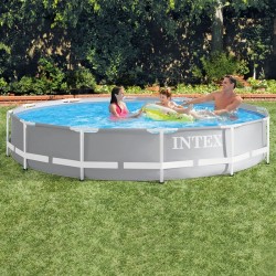 Piscina desmontable Prisma Frame circular 457x84 con depuradora Intex 26728NP