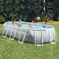 Piscina desmontable Prisma Frame circular 457x84 con depuradora Intex 26728NP