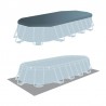 Piscina desmontable Prisma Frame circular 457x84 con depuradora Intex 26728NP