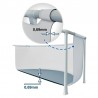 Piscina desmontable Prisma Frame circular 457x84 con depuradora Intex 26728NP