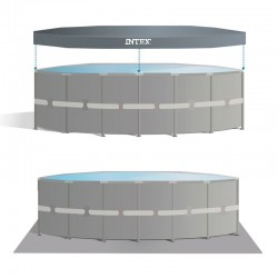 Piscina desmontable redonda Ultra Frame 427x107 con depuradora Intex 26310NP