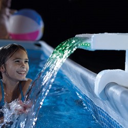 Cascada de agua con LED de colores Intex