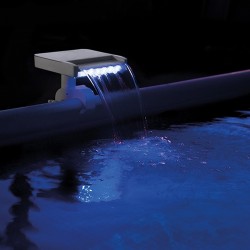 Cascada de agua con LED de colores Intex