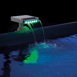 Cascada de agua con LED de colores Intex