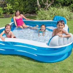 Piscina hinchable Intex con asientos 229x229x66 56475NP