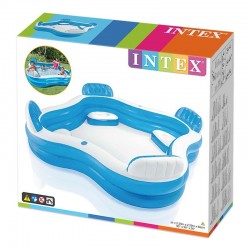 Piscina hinchable Intex con asientos 229x229x66 56475NP