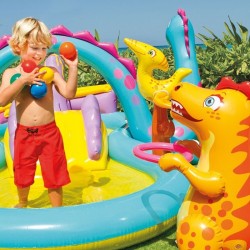 Centro de juegos hinchable Ocean Play con tobogán Intex 57454NP
