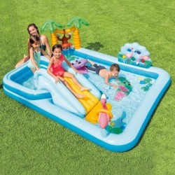 Centro de juegos hinchable Ocean Play con tobogán Intex 57454NP
