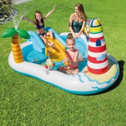 Centro de juegos hinchable Ocean Play con tobogán Intex 57454NP