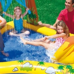 Centro de juegos hinchable Intex Ocean Play con tobogán 57454NP