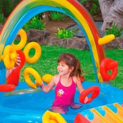 Centro de juegos hinchable Ocean Play con tobogán Intex 57454NP