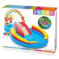 Centro de juegos hinchable Intex Ocean Play con tobogán 57454NP