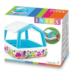 Piscinas hinchable redonda con asiento 224X216X76  Intex 57190NP