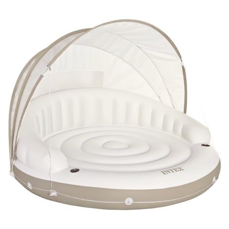 Isla hinchable Canopy crema 199X150 Intex 58292EU