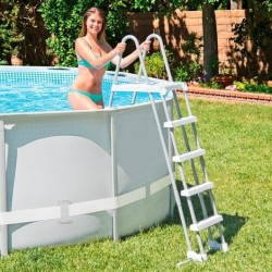 Escalera con plataforma 132 cm Intex 28076