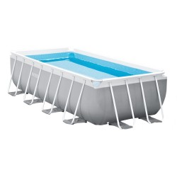 Piscina desmontable Prisma Frame rectangular 400x200x100 Intex 26788NP