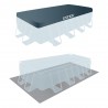 Piscina desmontable Prisma Frame rectangular 488x244x107 Intex 26792NP