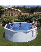 Piscinas de acero redondas
